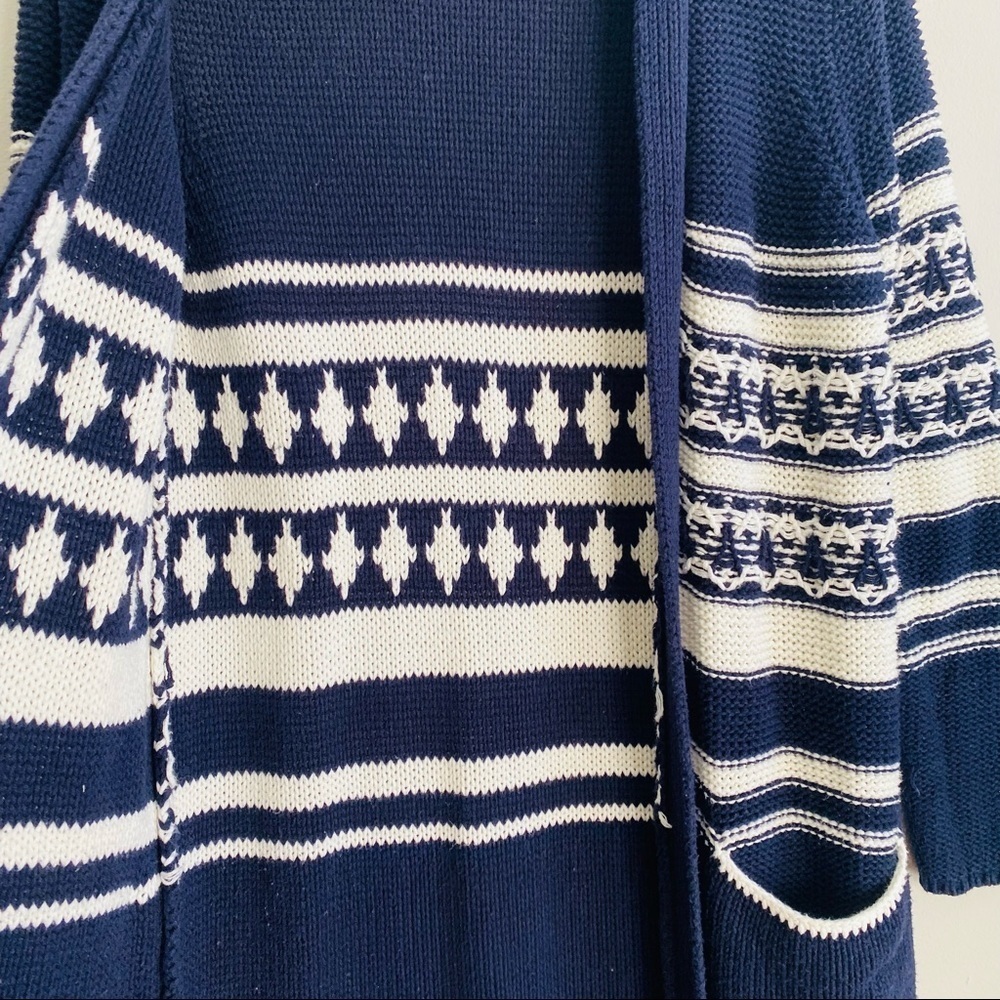 Forever 21 inside out style open front cardigan - Picture 4 of 8